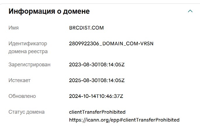 BRCdist – жулики, которые пытаются внедриться в доверие трейдеров