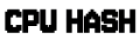 CPU HASH logo
