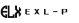 EXL P logo